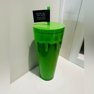 Halloween 2023 Starbucks Slime Glow in the Dark Cup.